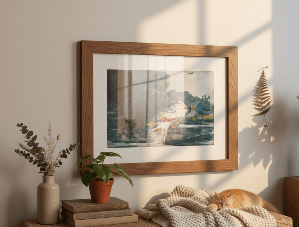 ※17:  The Flash Before Stillness — Winslow Homer’s “Life-Size Black Bass”&nbsp;(1904)**